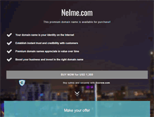 Tablet Screenshot of nelme.com